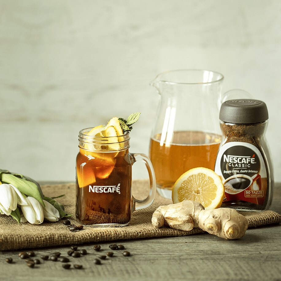 Iced coffee tea