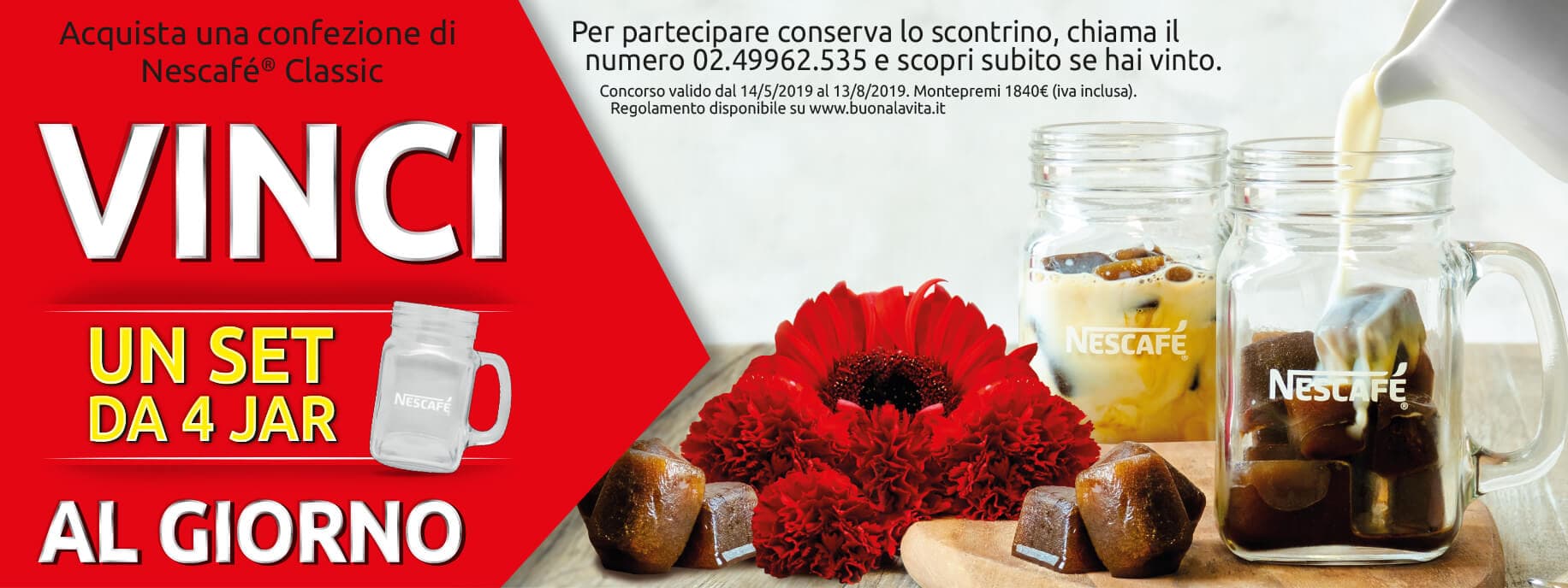 Concorso Nescafé Jar Vetro