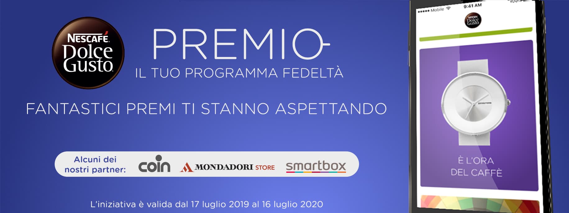 Promozione Nescafé Dolce Gusto: accumula punti con il programma fedeltà Premio Promozione Nescafé Dolce Gusto: accumula punti con il programma fedeltà Premio