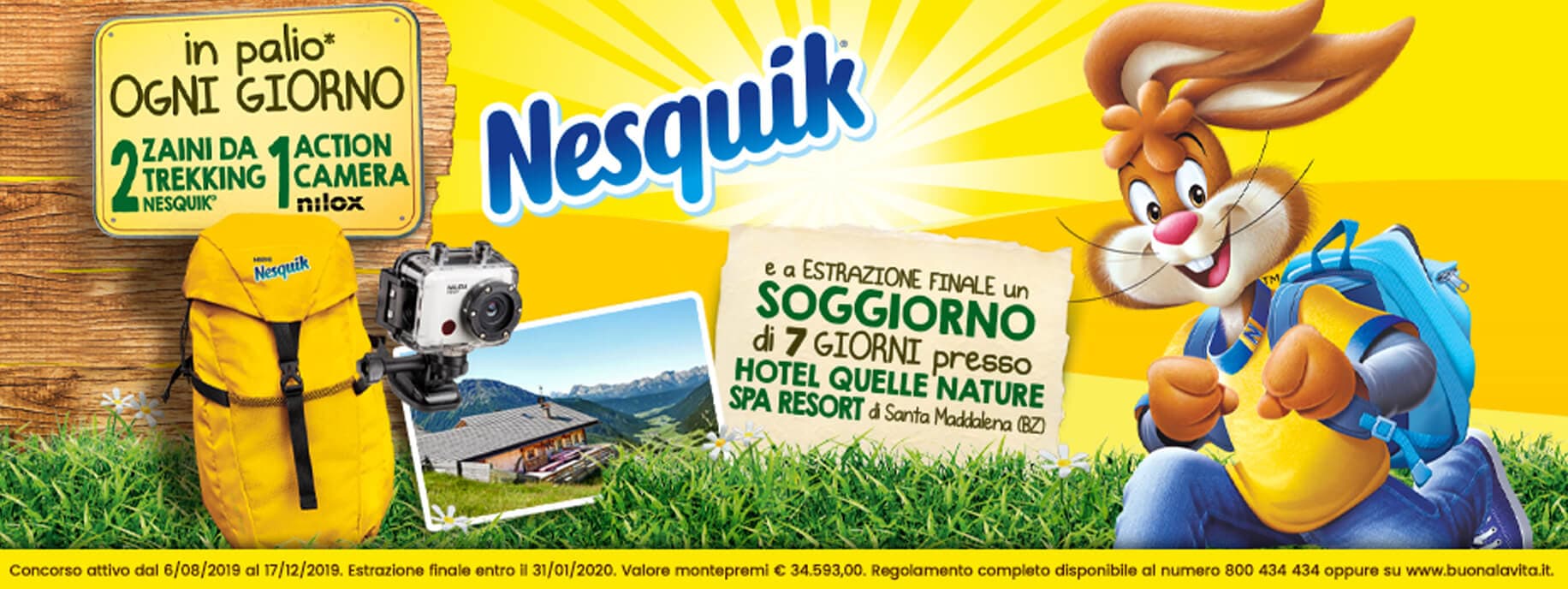 Concorso vinci la Natura con Nesquik