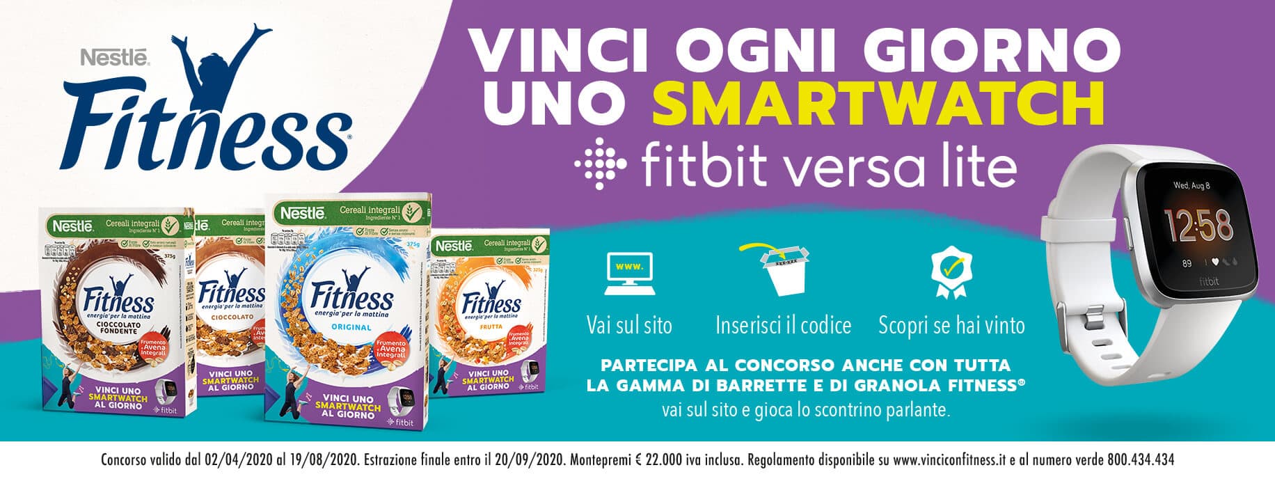 Concorso Fitness, Vinci Ogni Giorno uno Smartphone