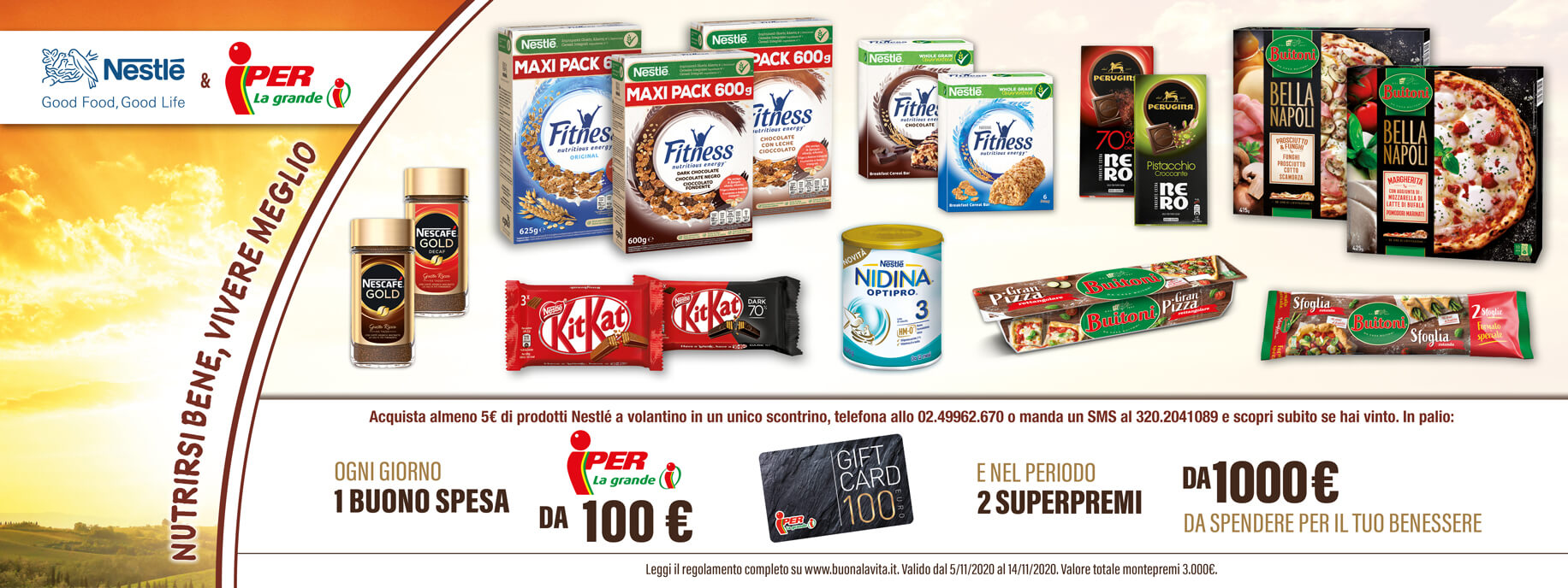 Informazioni concorso Nestlé Iper confezioni per partecipare e gift card da 100 €