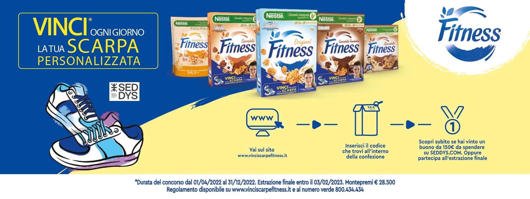 Concorso FITNESS® Vinci la tua Scarpa Personalizzata Concorso FITNESS® Vinci la tua Scarpa Personalizzata