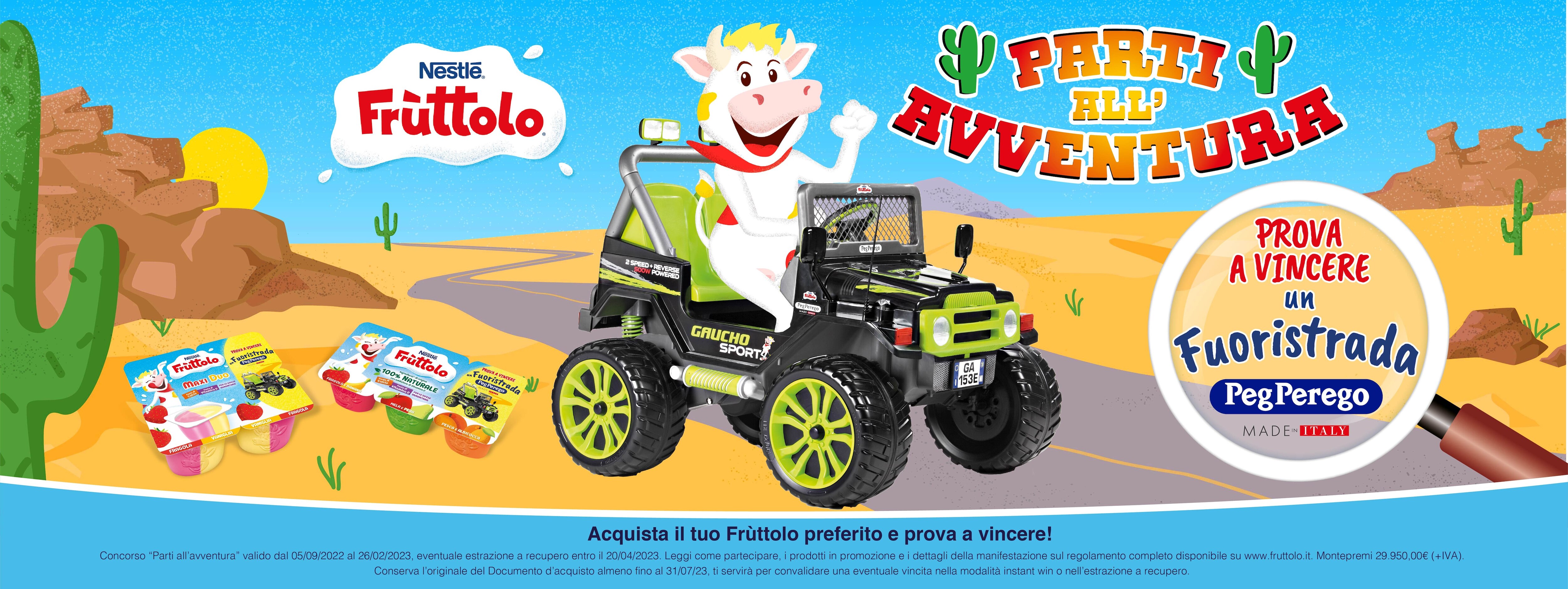 Concorso Fruttolo® Parti all'Avventura Concorso Fruttolo® Parti all'Avventura