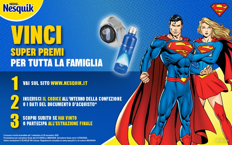 Vinci super premi per tutta la famiglia Vinci super premi per tutta la famiglia