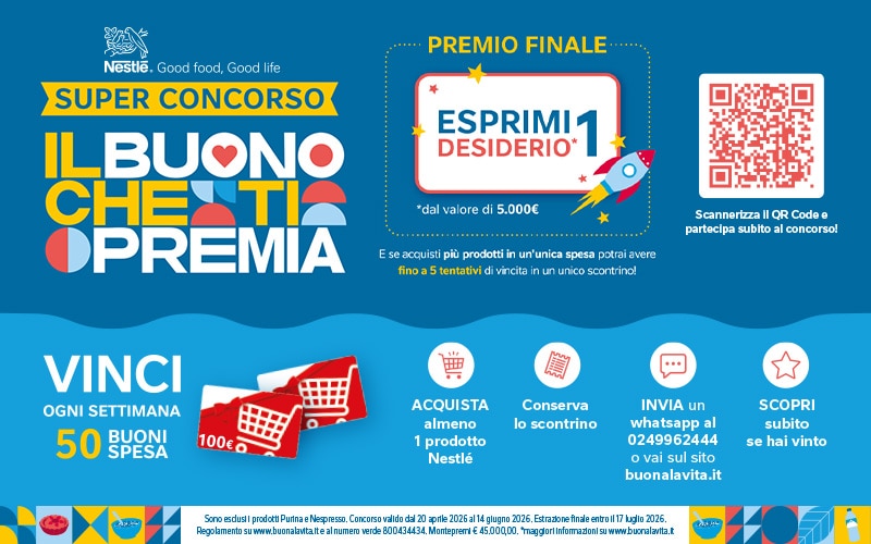 Concorso “Il Buono che ti Premia”