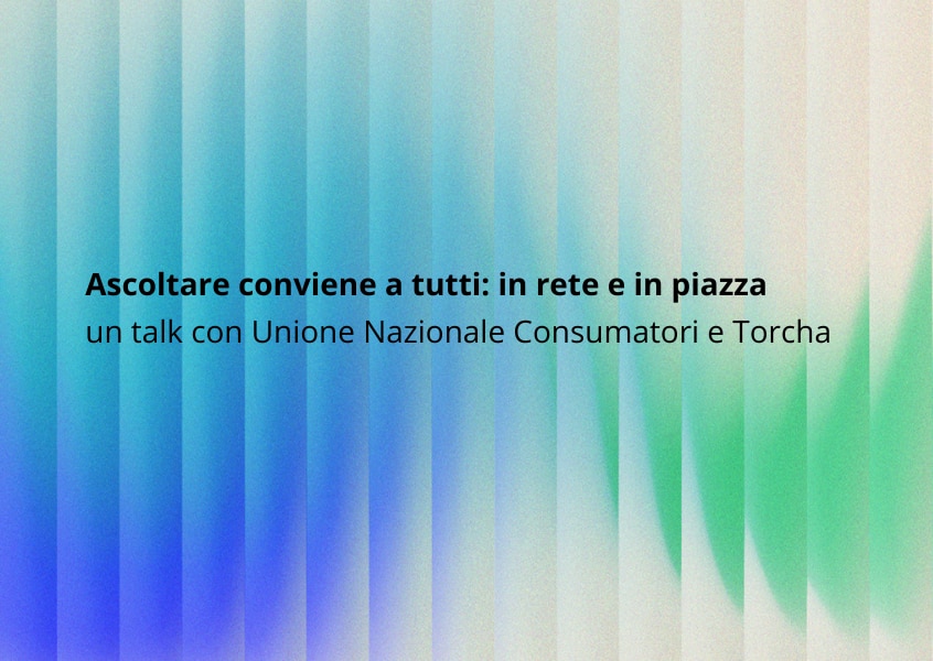 Ascoltare conviene a tutti: in rete e in piazza
