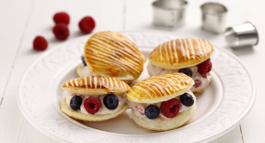Conchiglie di sfoglia delicata buitoni ai frutti di bosco