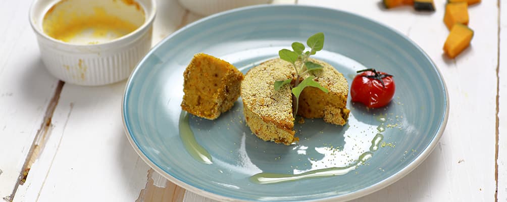 Sformato di zucca al curry