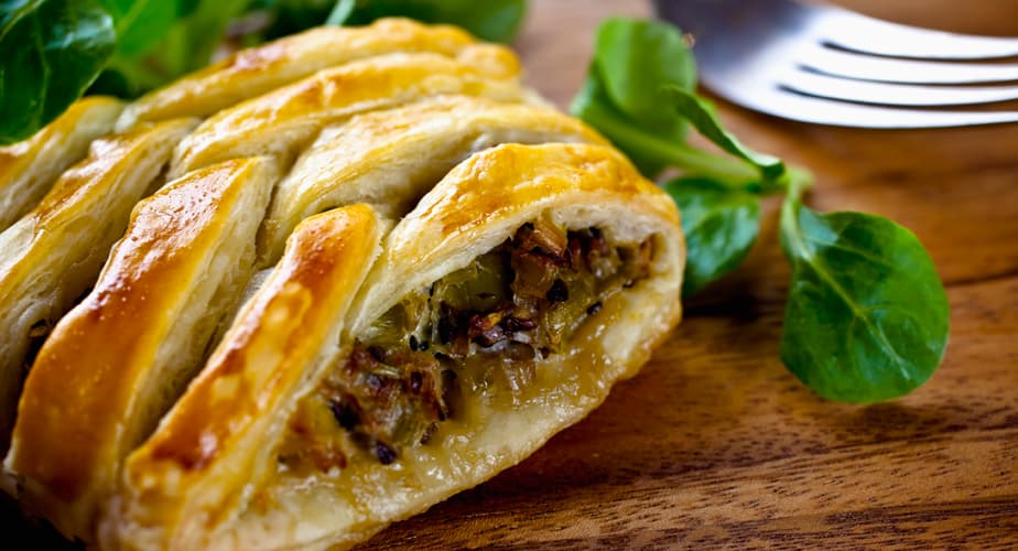 Strudel di verdure ortolane in pasta sfoglia delicata