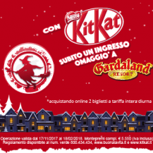 LA BEFANA KITKAT TI PORTA A GARDALAND