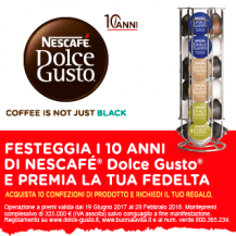 Festeggia i 10 anni di NESCAFE’ Dolce Gusto e premia la tua fedeltà 