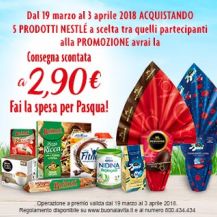 Nestlé ti offre la consegna scontata di Esselunga a Casa