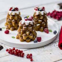 Alberelli di pandoro al cioccolato