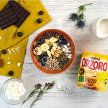 La ricetta della banana smoothie bowl con Orzoro Bio