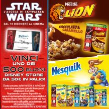 Partecipa al concorso Cereali Nesquik e Lion Nestlé