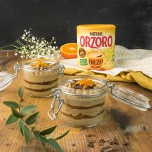 Coppette di tiramisu con crema pasticcera all'Orzoro