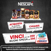 Con Nescafé e Dimar Mercatò vinci 200 buoni spesa