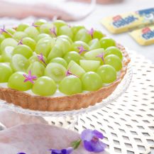 Torta al Cioccolato bianco e uva