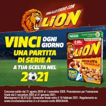 Concorso Lion per vincere i biglietti per una partita di serie A