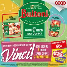 Concorso Buitoni e Coop: vinci buoni spesa da 50€