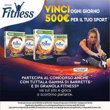 Con i cereali Fitness di Nestlé puoi vincere 500€ di buono sport