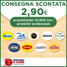 Consegna scontata Esselunga a casa con i prodotti Nestlé