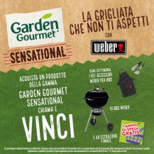 Indicazioni concorso “Grigliata che non ti aspetti” confezioni Garden Gourmet Sensational e barbecue