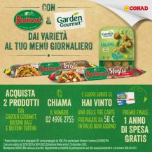 Banner Concorso Buitoni Basi & Garden Gourmet Conad 2021
