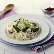 Risotto valdostano con asparagi