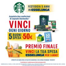 Starbucks® At Home festeggia 5 anni in Esselunga