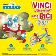 Vinci con MIO e I Puffi