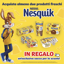 In regalo per te LA SACCA NESQUIK