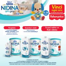 Vinci Fisher Price con Nestlé Nidina Optipro