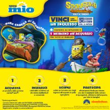 Acquista Nestlé MIO e vinci Spongebob