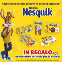 In regalo per te L’ASTUCCIO NESQUIK!