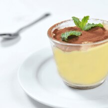 Crema pasticcera all'orzoro e misura stevia						