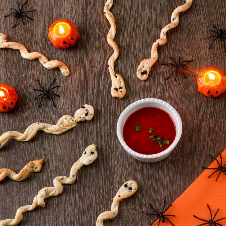 La ricetta dei serpentelli di Halloween