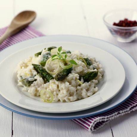 Risotto valdostano con asparagi