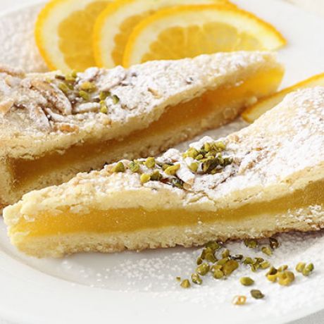 Crostata ai pinoli e pistacchi