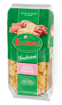 Una confezione di cappelletti all'Emiliana di Buitoni