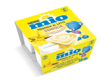 confezione di mio merenda al latte vaniglia