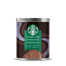 Barattolo Starbucks® Signature Chocolate 42% con sfondo bianco