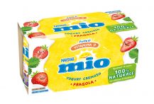 Confezione 2x125g di Mio Yogurt Cremoso alla fragola 100% naturale