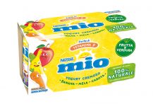 Confezione 2x125g di Mio Yogurt Cremoso alla Frutta e Verdura 100% Naturale