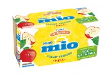 Confezione 2x125g di Mio Yogurt Cremoso alla mela 100% naturale