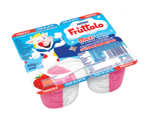 Frùttolo maxiduo fragola - fior di latte