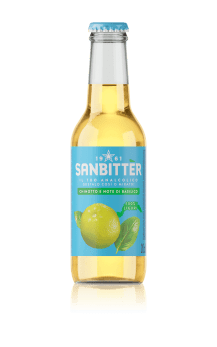 Bottiglia in vetro Sanbittèr Chinotto e note di Basilico