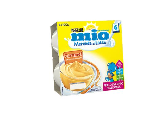 Merenda al latte caramel