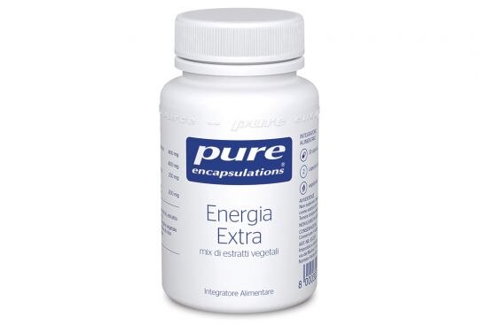 Fai il pieno di energia extra per la tua routine quotidiana! Barattolo con un mix di estratti vegetali per avere energia extra